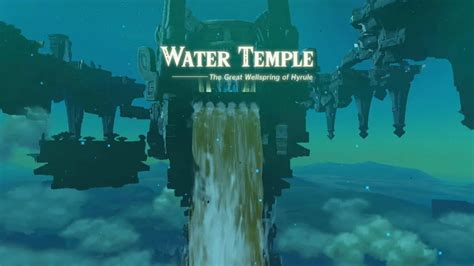 zelda totk wassertempel|Water Temple Walkthrough and Puzzle Solutions